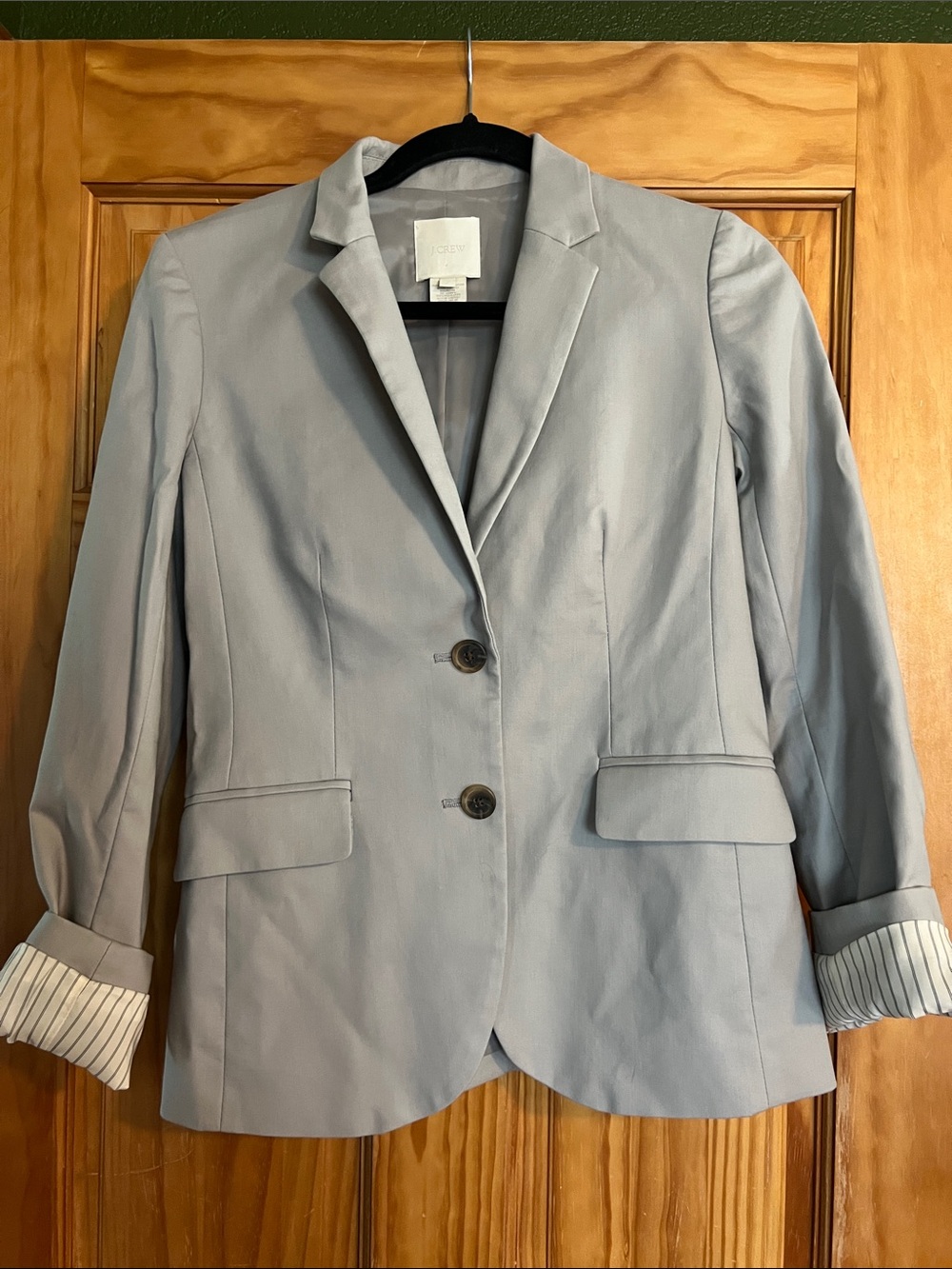 J. Crew Light Gray Tailored Women's Blazer